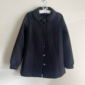 Betsy Johnson Quilted Swing Coat S